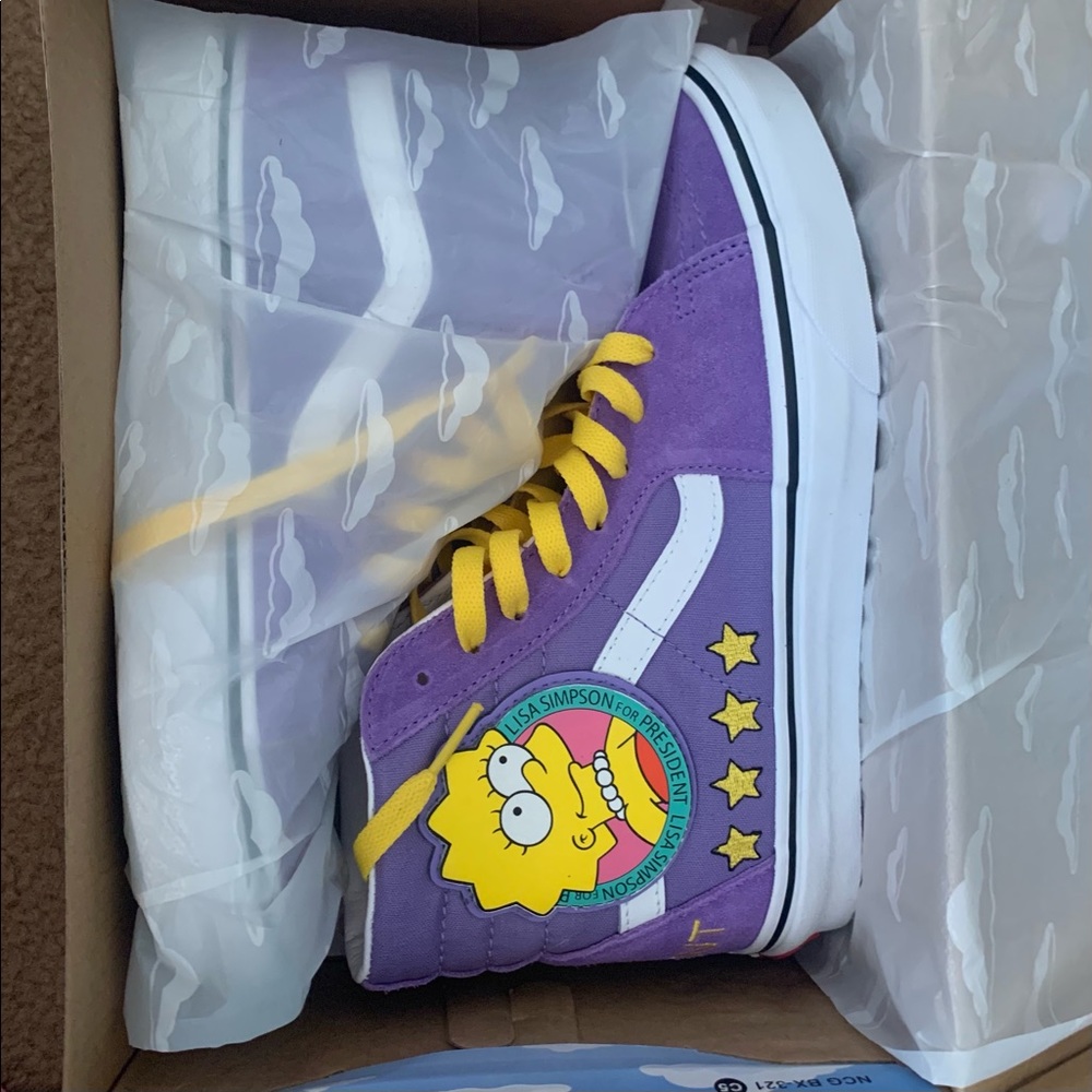 Lisa Simpson For President Vans